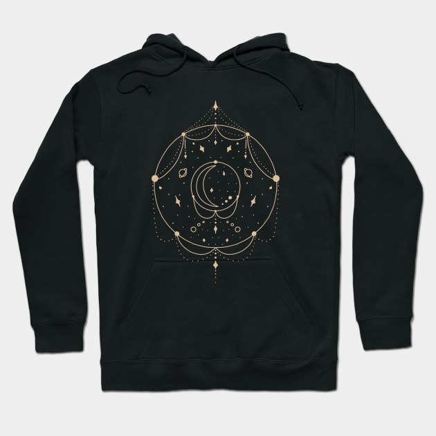 Astrology Symbol | Mandala | Universe II Hoodie by NJORDUR